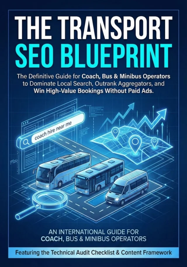 Transport SEO Mastery book cover